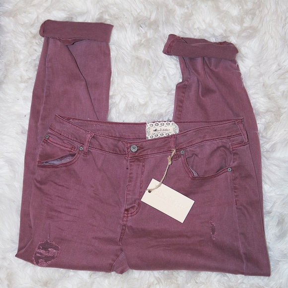 Altar'd State Denim - NWT! pink distressed altar’d state jeans